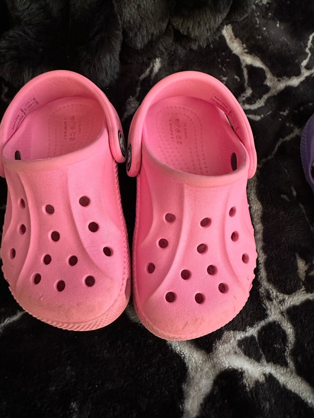 CROCS Kids Pink Classic Clog Sandals